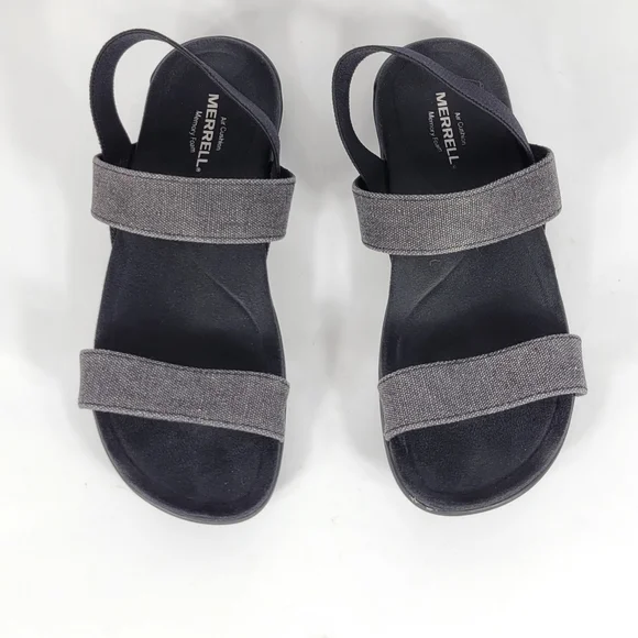 Merrell Black Sandals with Memory Foam #752 Size 9 - Picture 5 of 11